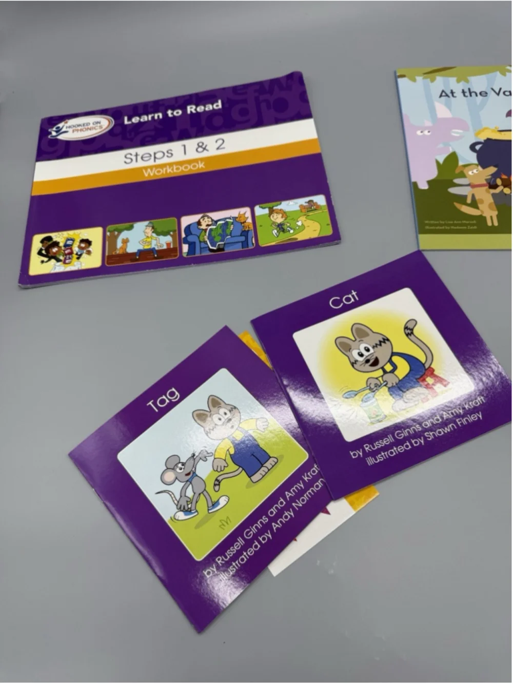 Hooked on Phonics Learn to Read Steps 1 & 2 Homeschooling Summer Reading